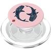 Ocean Art Giappone Astetica Walhaie con Tradizionale Kanji Giapponese PopSockets PopGrip per MagSafe