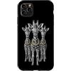 Cool 3 Hip Hop Trio Street Gold Chain Fu Custodia per iPhone 11 Pro Max Giraffe Rap Old School Retro Streetwear anni '80 '90 Tre