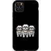 Cool 3 Hip Hop Trio Street Gold Chain Fu Custodia per iPhone 11 Pro Max Shih Tzu Dog Rap Old School Retro Streetwear anni '80 '90 Tre