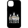 Cool 3 Hip Hop Trio Street Gold Chain Fu Custodia per iPhone 14 Plus Appaloosa Horse Rap Old School Retro Streetwear anni '80 e '90