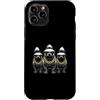 Cool 3 Hip Hop Trio Street Gold Chain Fu Custodia per iPhone 11 Pro Honey Badger Ratel Rap Old School, abbigliamento da strada retrò anni '80 e '90