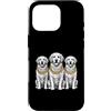 Cool 3 Hip Hop Trio Street Gold Chain Fu Custodia per iPhone 16 Pro Golden Retriever Rap Old School Retro Streetwear anni '80 e '90