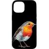 Robin Bird Outfit Custodia per iPhone 15 Carino Robin Birds Look