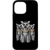 Cool 3 Hip Hop Trio Street Gold Chain Fu Custodia per iPhone 13 Pro Max Lemur Anello Coda Rap Old School Retro Streetwear 80s 90s