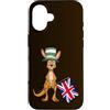 United Kingdom Fans Custodia per iPhone 16 Tifosi del Regno Unito Kängurus