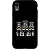 Cool 3 Hip Hop Trio Street Gold Chain Fu Custodia per iPhone XR Rottweiler Rottie Rap Old School Retro Streetwear anni '80 '90