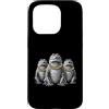 Cool 3 Hip Hop Trio Street Gold Chain Fu Custodia per iPhone 15 Pro Alligator Crocodile Rap Old School Retro Streetwear anni '80 e '90