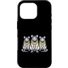 Cool 3 Hip Hop Trio Street Gold Chain Fu Custodia per iPhone 16 Pro Topo Rat Rap Old School Retro Streetwear 80s 90s Tre