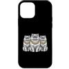 Cool 3 Hip Hop Trio Street Gold Chain Fu Custodia per iPhone 12 mini Gatto persiano Rap Old School Retro Streetwear 80s 90s Tre