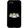 Cool 3 Hip Hop Trio Street Gold Chain Fu Custodia per iPhone SE (2020) / 7/8 Rana Rospo Anfibio Rap Old School Retro Streetwear 80s 90s
