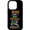 Funny Boating Yacht Captain Sailor Custodia per iPhone 14 Pro Il denaro non può comprare la felicità ma potrebbe comprarmi una barca