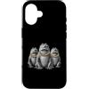 Cool 3 Hip Hop Trio Street Gold Chain Fu Custodia per iPhone 16 Alligator Crocodile Rap Old School Retro Streetwear anni '80 e '90
