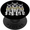 Cool 3 Hip Hop Trio Street Gold Chain Fu Pastore Tedesco Rap Old School Retro Streetwear 80s 90s PopSockets PopGrip Adesivo