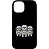 Cool 3 Hip Hop Trio Street Gold Chain Fu Custodia per iPhone 14 Shih Tzu Dog Rap Old School Retro Streetwear anni '80 '90 Tre