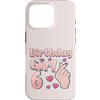 Girls Birthday Korean Kids K Pop Fan K-P Custodia per iPhone 16 Pro Compleanno Ragazza 6 Anni 6 Coreano Pop Love K-Pop