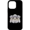 Cool 3 Hip Hop Trio Street Gold Chain Fu Custodia per iPhone 14 Pro Max Shih Tzu Dog Rap Old School Retro Streetwear anni '80 '90 Tre