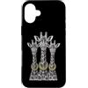 Cool 3 Hip Hop Trio Street Gold Chain Fu Custodia per iPhone 16 Plus Giraffe Rap Old School Retro Streetwear anni '80 '90 Tre
