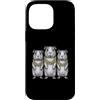 Cool 3 Hip Hop Trio Street Gold Chain Fu Custodia per iPhone 14 Pro Max Cavia Rap Old School Retro Streetwear 80s 90s Tre