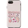 Girls Birthday Korean Kids K Pop Fan K-P Custodia per iPhone SE (2020) / 7/8 Compleanno Ragazza 6 Anni 6 Coreano Pop Love K-Pop