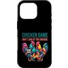400 - 500 Adult Chicken Costume Funny Ap Custodia per iPhone 16 Pro Gioco di pollo Non guardare il pollo divertente scherzo costume