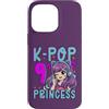 Girls Birthday Korean Kids K Pop Fan K-P Custodia per iPhone 14 Pro Max K-Pop Principessa Età 9 Anni Compleanno Bambino