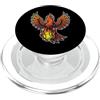 softball phoenix fire bird team spirit m Phoenix Softball Fierce Mascotte PopSockets PopGrip per MagSafe