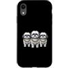 Cool 3 Hip Hop Trio Street Gold Chain Fu Custodia per iPhone XR Shih Tzu Dog Rap Old School Retro Streetwear anni '80 '90 Tre