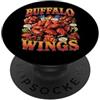 Buffalo Wings Ali di buf PopSockets PopGrip Adesivo