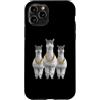 Cool 3 Hip Hop Trio Street Gold Chain Fu Custodia per iPhone 11 Pro Lama Alpaca Rap Old School Retro Streetwear 80s 90s Three