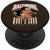 Around The Way Girls 410 Baltimora Black Hometown Queen Vibes PopSockets PopGrip Adesivo