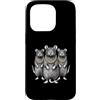 Cool 3 Hip Hop Trio Street Gold Chain Fu Custodia per iPhone 15 Pro Rat Mouse Rap Old School Retro Streetwear 80s 90s Tre