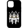 Cool 3 Hip Hop Trio Street Gold Chain Fu Custodia per iPhone 12/12 Pro Rat Terrier Rap Rap Old School Retro Streetwear anni '80 e '90