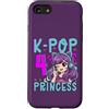 Girls Birthday Korean Kids K Pop Fan K-P Custodia per iPhone SE (2020) / 7/8 K-Pop Princess Età 4 Anni Compleanno Bambino