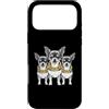 Cool 3 Hip Hop Trio Street Gold Chain Fu Custodia per iPhone 17 Pro Max Chihuahua Dog Rap Old School Retro Streetwear anni '80 '90 Tre