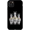 Cool 3 Hip Hop Trio Street Gold Chain Fu Custodia per iPhone 11 Pro Max Lama Alpaca Rap Old School Retro Streetwear 80s 90s Three