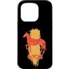 horse earth branch zodiac sign animal Ch Custodia per iPhone 15 Pro Elemento cavallo segno animale mento. oroscopo