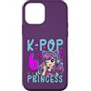 Girls Birthday Korean Kids K Pop Fan K-P Custodia per iPhone 12 mini K-Pop Princess Età 6 Anni Compleanno Bambino