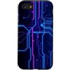 AI Hardware Microchip Tech Custodia per iPhone SE (2020) / 7/8 Computer Circuit Board Tech Grafico Nerd Geek