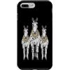 Cool 3 Hip Hop Trio Street Gold Chain Fu Custodia per iPhone 7 Plus/8 Plus Appaloosa Horse Rap Old School Retro Streetwear anni '80 e '90