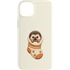 Paws In Socks Studio Custodia per iPhone 14 Plus Simpatico riccio in un comodo calzino da bambino Hedgie Mom Cutecore
