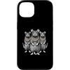Cool 3 Hip Hop Trio Street Gold Chain Fu Custodia per iPhone 13 Rat Mouse Rap Old School Retro Streetwear 80s 90s Tre
