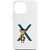 Timowo Studio Custodia per iPhone 13 Pro Max Giraffa Diploma Lettera X Alfabeto Animale