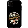 Inclusive Dialogue Studio Custodia per iPhone 11 Comunicare Sto ascoltando Inclusive Tech ASL