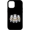 Cool 3 Hip Hop Trio Street Gold Chain Fu Custodia per iPhone 12/12 Pro Cavia Rap Old School Retro Streetwear 80s 90s Tre