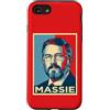 Massie 2028 Election Poster Vote Apparel Custodia per iPhone SE (2020) / 7/8 Massie 2028 Election Poster Thomas Massie For President Vote