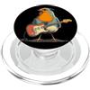 Rocking Robin Bird Outfit Costume da pettirosso canto con chitarra elettrica e piuma PopSockets PopGrip per MagSafe