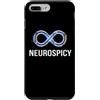 Neurodivergent Pride & Spectrum Aestheti Custodia per iPhone 7 Plus/8 Plus Neurospicy Infinity Loop | Autismo ADHD Umorismo - Glitch Art