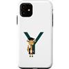 Timowo Studio Custodia per iPhone 11 Giraffa Diploma Lettera Y Alfabeto Animale