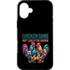 400 - 500 Adult Chicken Costume Funny Ap Custodia per iPhone 16 Plus Gioco di pollo Non guardare il pollo divertente scherzo costume