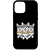 Cool 3 Hip Hop Trio Street Gold Chain Fu Custodia per iPhone 12 mini Corgi Dog Rap Old School Retro Streetwear anni '80 '90 Tre